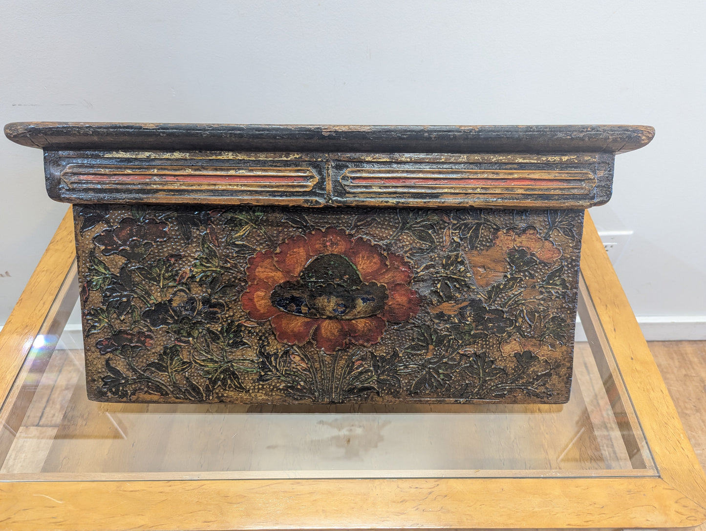 Antique Tibetan Folding Table Tepchog