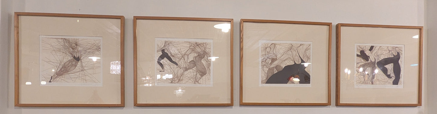 Suite of Guillaume Azoulay Signed Etchings