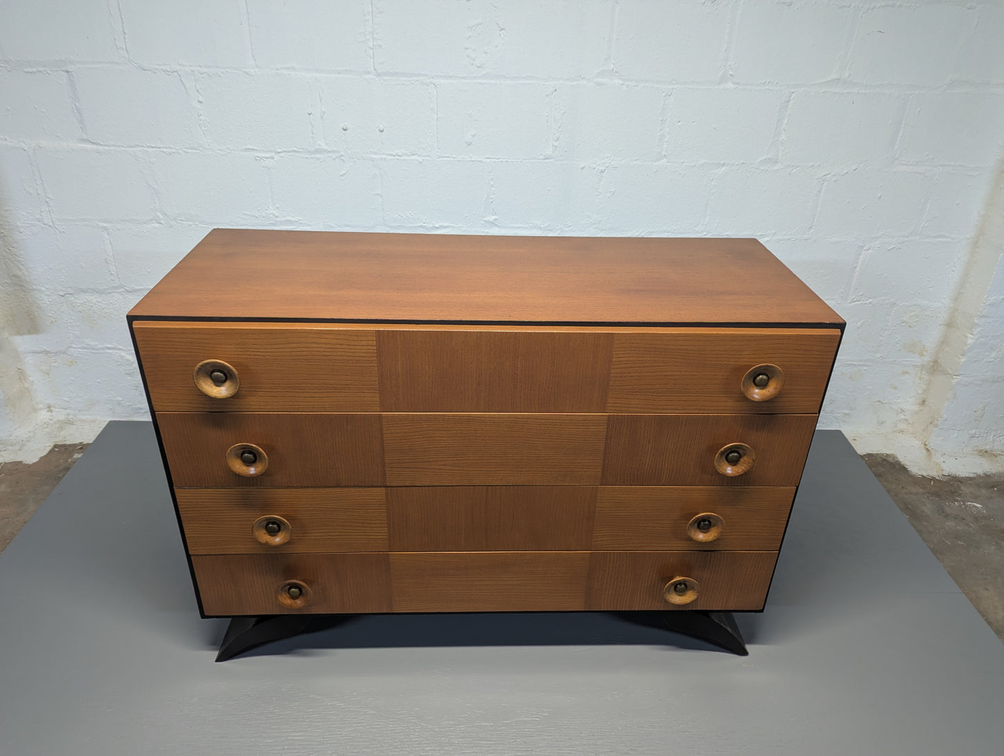 Rare Pair of Gilbert Rohde Dressers Model 4010 by Herman Miller