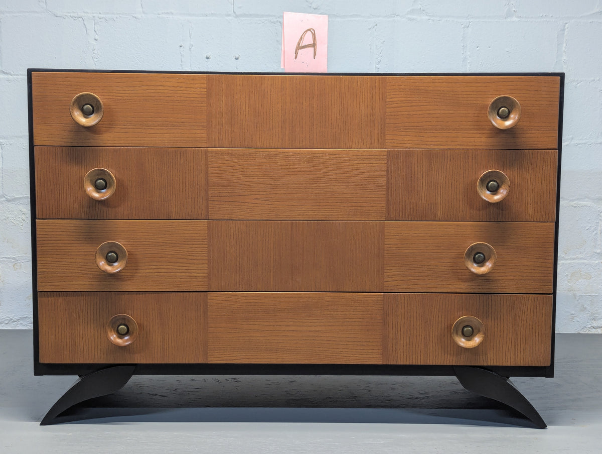Rare Pair of Gilbert Rohde Dressers Model 4010 by Herman Miller