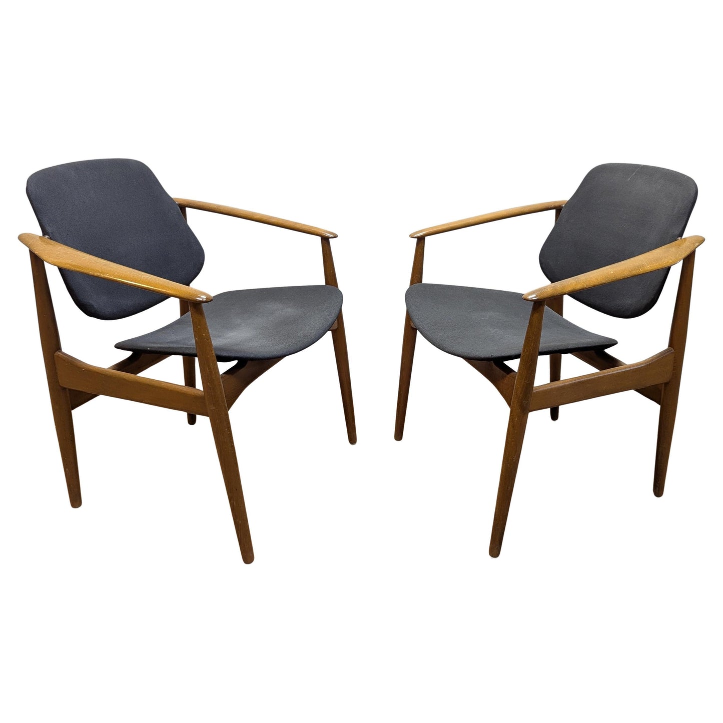 Arne Vodder Armchairs for France & Daverkosen