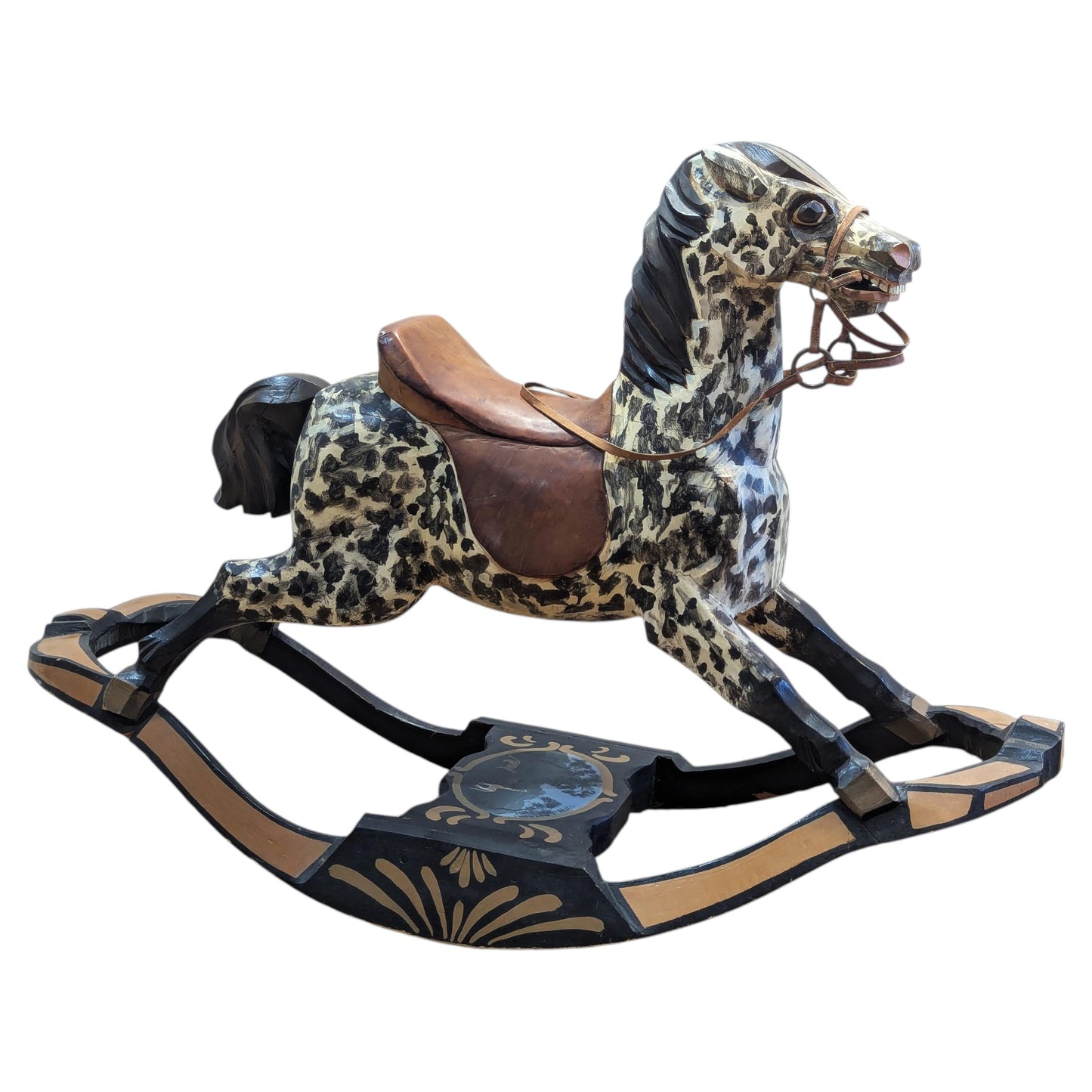 American Folk Art Rocking Horse