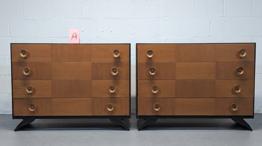 Rare Pair of Gilbert Rohde Dressers Model 4010 by Herman Miller